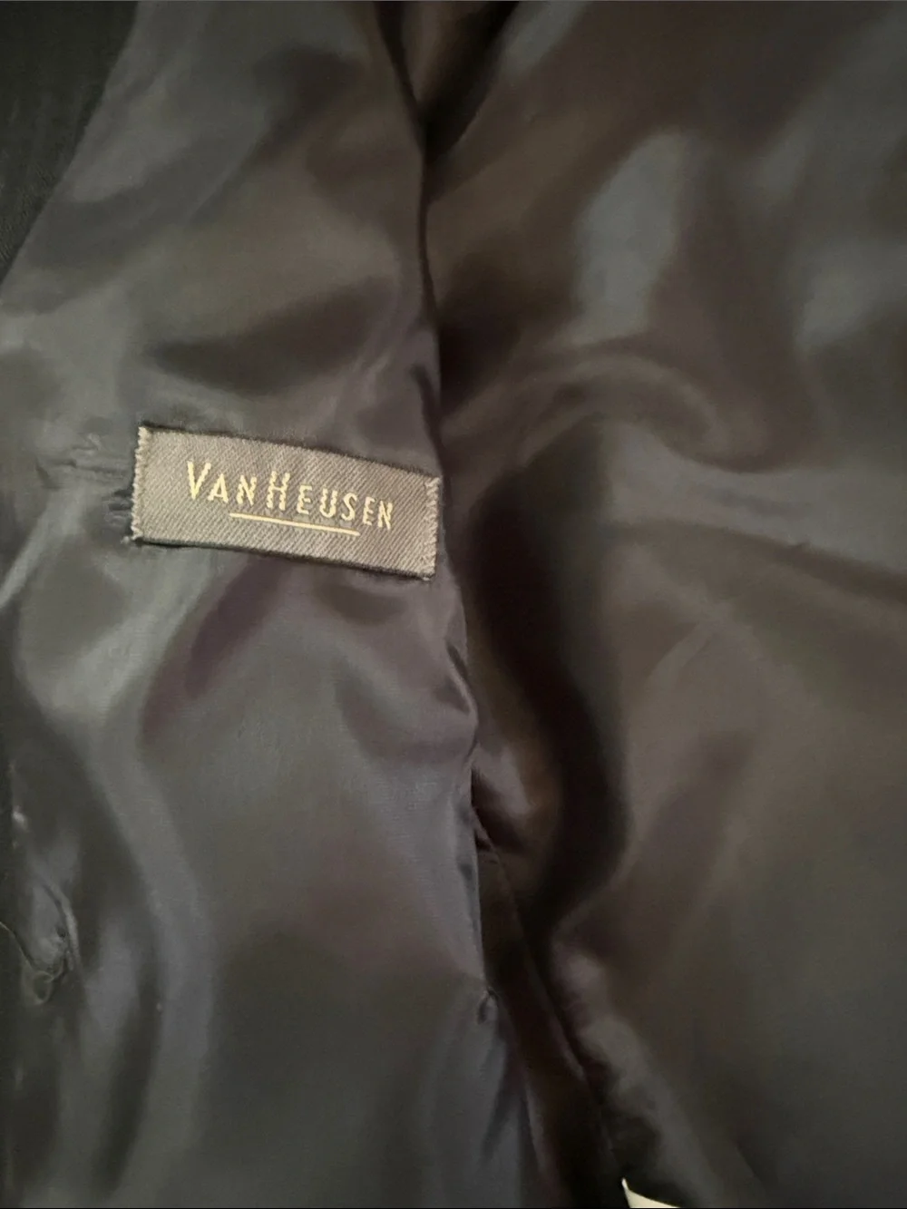 Van Heusen Boys Black Double-Breasted Suit Set